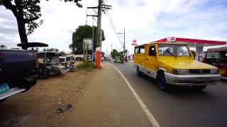 Philippines walking along Gov Fortunado Halili Rd to 7 Eleven near Grotto Vista Resort [upl. by Arakihc702]