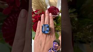 Vintage 1950 9959ct Ceylon Sapphire amp Diamond Ring That Christies Jewels Auctioned Off shorts [upl. by Eniamej820]