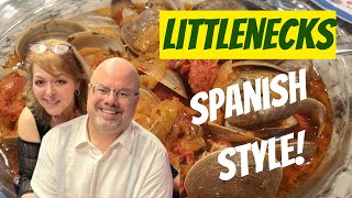 Littlenecks Spanish Style Great Appetizer or Main Dish [upl. by Eugilegna300]