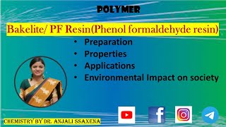 BAKELITE  PF Resin Phenoplast Preparation Properties Application Environmental Impact on society [upl. by Araihc]