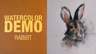 Watercolor Bunny Rabbit [upl. by Evie]