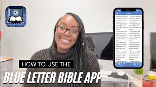 Blue Letter Bible App Tutorial  Bible Study Tools  FAITH FRIDAY [upl. by Holbrook]