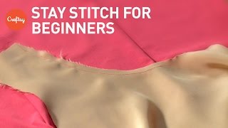 Stay Stitch for Beginners  Sewing Tutorial with Angela Wolf [upl. by Leake547]