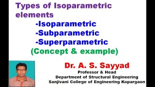 Finite Element Method Unit 4 Lecture 2 Isoparametric Formulation [upl. by Goldia]