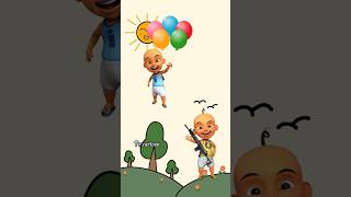 Balon ipin ditembak upin kartun shorts [upl. by Paula372]