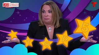 ESPECIAL DE CASO CERRADO los 5 programas más vistos en 2023 [upl. by Myrle]