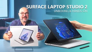 Surface Laptop Studio 2  Unboxing amp HandsOn [upl. by Nemsaj]