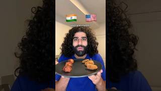 indian tandoori chicken vs American tandori chicken shorts indian tandoorichicken chicken food [upl. by Fariss854]