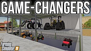 NEW MODS FS19 Best Shed Ive Ever Seen  Rear Front Loader Yes GameChanging Mods 23 Mods [upl. by Steven]