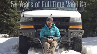 After 5 Years of Full Time Van Life This is What I Think tips for getting started [upl. by Olnee]