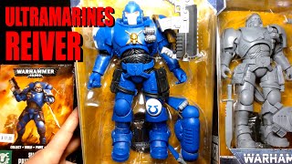 McFarlane Warhammer 40000 Ultramarines Reiver Unboxing and Review [upl. by Yht]