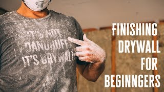 How to Finish Drywall For Beginners  Nestrs [upl. by Niltiac]