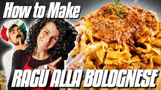 Look no further How to cook Authentic Ragù Alla Bolognese with Tagliatelle [upl. by Marybeth]