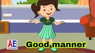 Good manner  Popular Nursery Rhymes Song Collection By Amazing Entertainment [upl. by Lennard]