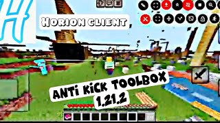 🔥 Best MCPE Toolbox Horion Client Ultra AntiKick Hack Client 🚀 [upl. by Nikkie464]