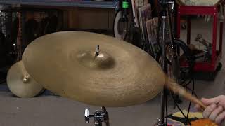 1960s Zildjian A 20quot Ride Cymbal 2224g [upl. by Grenville]