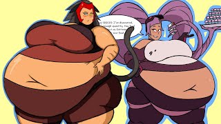 Fat Catra  SheRa art by MizzBritt Dubbed [upl. by Blus774]