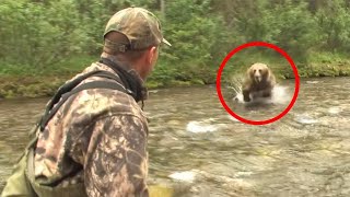 Scariest Grizzly Bear Encounters Ever Caught on Camera [upl. by Analiese]