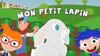 MON PETIT LAPIN sest sauvé dans le jardin  comptines pour bébé avec paroles [upl. by Maddalena]