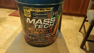 Muscletech Mass Tech Extreme 2000 Review [upl. by Linus]