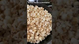 How to make Sweet Popcorn at Home  Easy Snack Recipe [upl. by Ahsekim885]