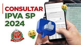 COMO PAGAR IPVA SP E TAXA DE LICENCIAMENTO ANUAL 2024 [upl. by Ellehcsor]