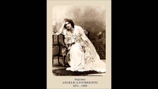 Soprano ANGELICA PANDOLFINI  Adriana Lecouvreur quotIo son lumile ancellaquot 1903 [upl. by Ahsiki]