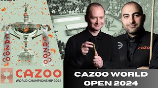 LIVE Hossein Vafaei vs Graeme Dott Cazoo World Open Championship 2024 Snooker Today Score update [upl. by Kerek]