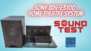 Sony BDV E3100 Home Theater System Sound Test [upl. by Leamsi356]