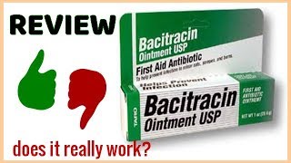 Bacitracin Ointment USP  Review 👍🏿 [upl. by Poore]