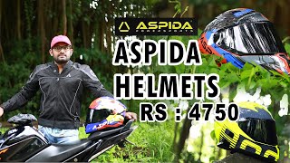 ASPIDA HELMETS REVIEW AND ITS FEATURES BY VIMAL KALLATH  MOTO HAWK [upl. by Wolfson]