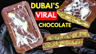 Dubai’s Viral Chocolate Recipe  ASMR Cooking  Viral Dubai Chocolate Recipe Dubai Kunafa Chocolate [upl. by Almeria]