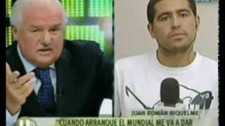 Riquelme habla sobre la tristeza de no estar en Sudáfrica [upl. by Luapsemaj972]