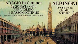 Albinoni  Adagio in G minor 12 Sonatas Op6 Crc Claudio Scimone I Solisti Veneti Piero Toso [upl. by Rida316]