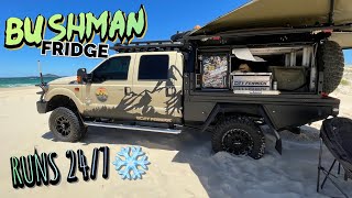 BUSHMAN upright fridge LONG term review 4WD 12v FRIDGE [upl. by Cirtemed713]