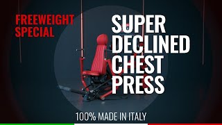 Upper Body  Super Declined Chest Press  Panatta  Free Weight Special [upl. by Billye]