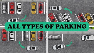 ALL TYPES of Parking in ONE Video ParallelStraightAngle Parking [upl. by Ferro737]