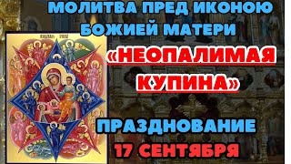 Молитва пред иконою Божией Матери «Неопалимая Купина» [upl. by Yennaiv]