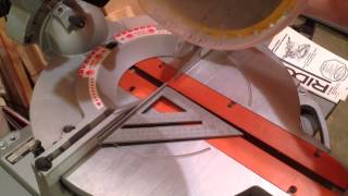 Miter Saw Adjustment [upl. by Anma434]