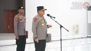 Kapolda Maluku Irjen Pol Eddy S Tambunan Pimpin Apel Pagi Gabungan Perdana [upl. by Jona]