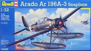 Revell 132 Arado AR196A3 quotInBoxReviewquot 31615 [upl. by Leroy859]