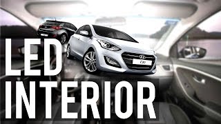 Cambiar luces interiores por LED  HYUNDAI i30 2016 [upl. by Ritch291]