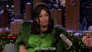 Jimmy Fallon gets angry with Cardi B during interview  funny edit [upl. by Scot]