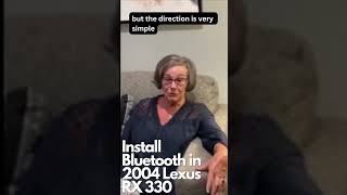 Install Bluetooth in 2004 Lexus RX 330 shorts [upl. by Hampton]