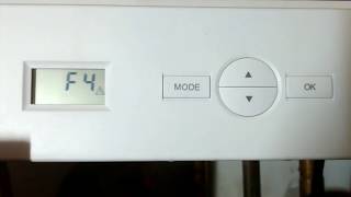 How to reset the Viessmann Vitodens 050 boiler error F4 fault Central Heating Combi [upl. by Karlis]