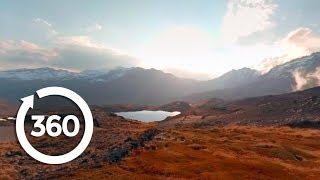 Mountaintop Sunset  La Paz Bolivia 360 VR Video  Discovery TRVLR [upl. by Albie]