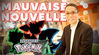 TERRIBLE NOUVELLE POUR LE JEU  LES 3 STARTERS DE POKEMON LEGENDS ZA [upl. by Chancelor]