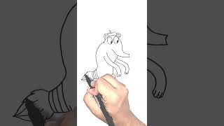 How To Draw Brushista from The Garten of Banban  Easy For Kids And Toddlers Step By Step [upl. by Atilehs]