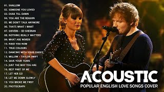 Acoustic 2023 ⧸ The Best Acoustic Covers of Popular Songs 2023  English Love Songs Cover ♥ [upl. by Noreg]