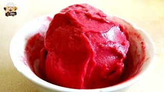 2 INGREDIENT RASPBERRY SORBET RECIPE [upl. by Assanav]